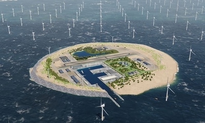 Hollanda'nın Kuzey Denizi’nde rüzgar çiftliği adası planı