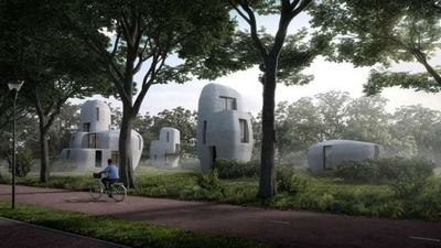 Hollanda dünyanın ilk 3 boyutlu yaşanabilir baskı evlerini yapıyor