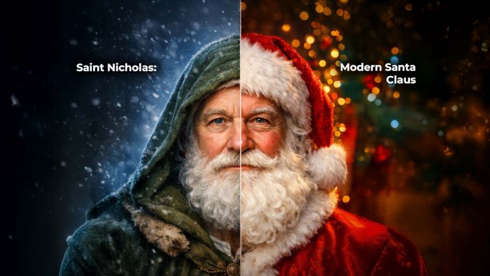 Noel Baba'nın Büyük Sırrı: Kıyafeti Aslında Kırmızı Değildi! Rengi Bakın Kim Değiştirmiş...