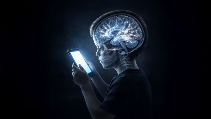 MR Taramaları Kanıtladı: 5 Yaş Altı Fazla Ekran Süresi, Beyindeki "Beyaz Cevher" Gelişimini Yavaşlatıyor!