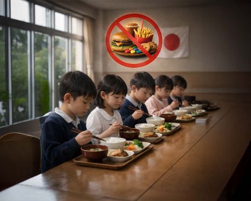 Japonya'nın Gelecek Nesilleri Okul Yemekhanelerinde Şekilleniyor: Neden Hazır Gıda ve İşlenmiş Ürünlere Kesinlikle Yer Yok?