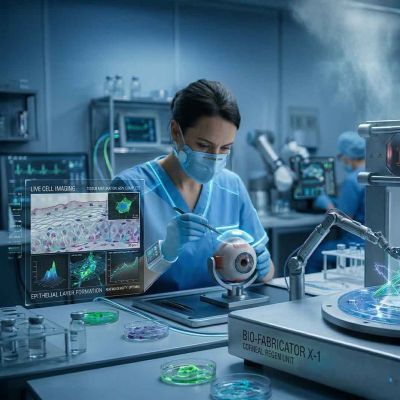 Laboratuvar Ortamında Üretilen Yapay Dokular Görme Kaybı Yaşayan Milyonlarca Hasta İçin Yeni Bir Dönem Başlatıyor
