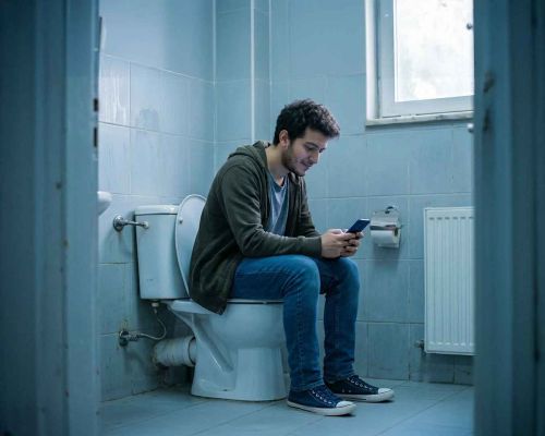 Genç Nesilde Hemoroid Alarmı: Tuvalette Uzun Süre Telefon Kullanımı Hastalık Riskini Tetikliyor