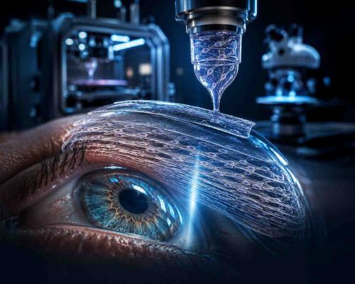 3D Yazıcıyla İnsan Korneasına Benzeyen Yapay Doku Üretildi