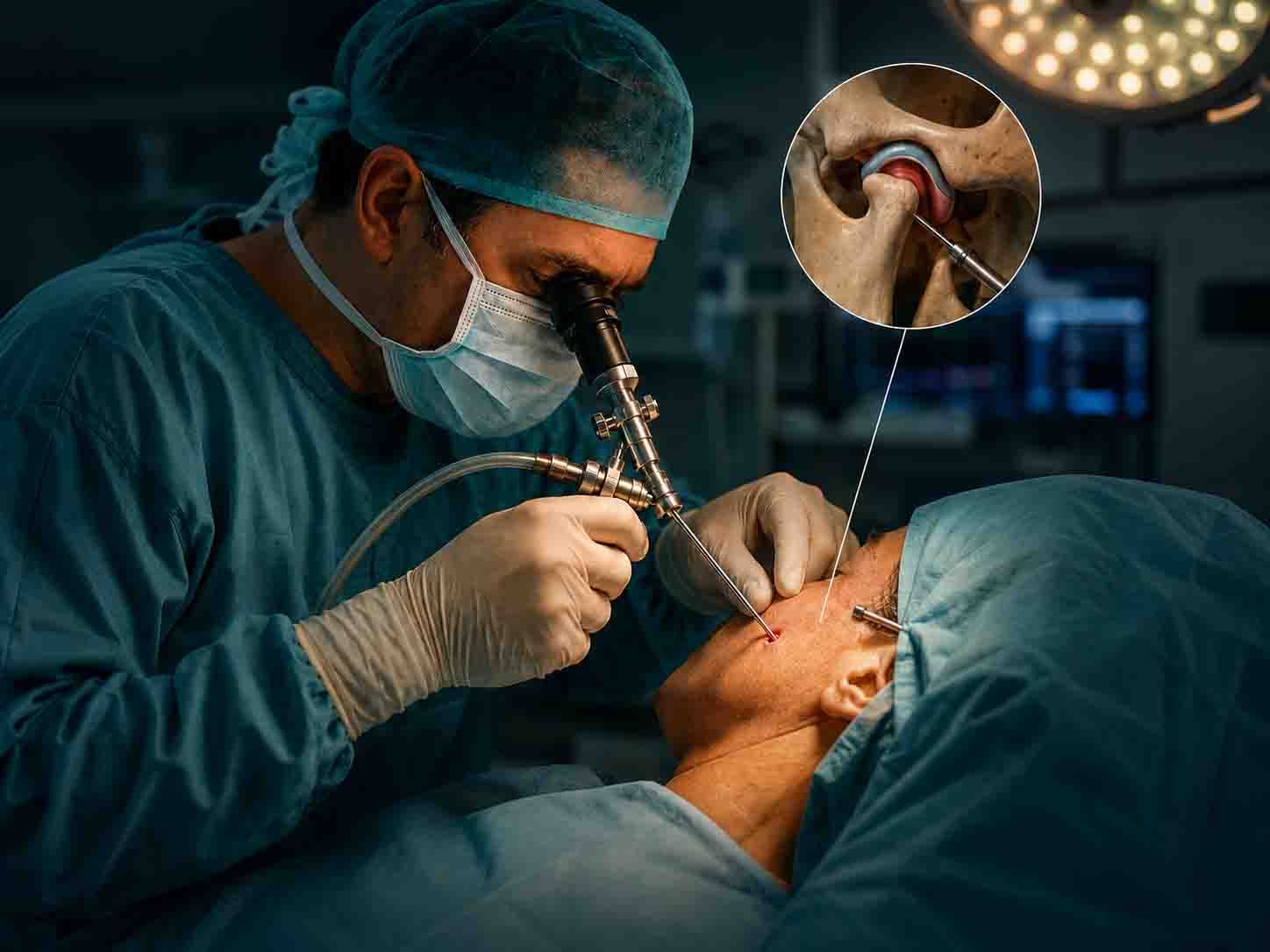 Çene Eklemi Cerrahisinde Küçük Kesiyle Hibrit Yöntem