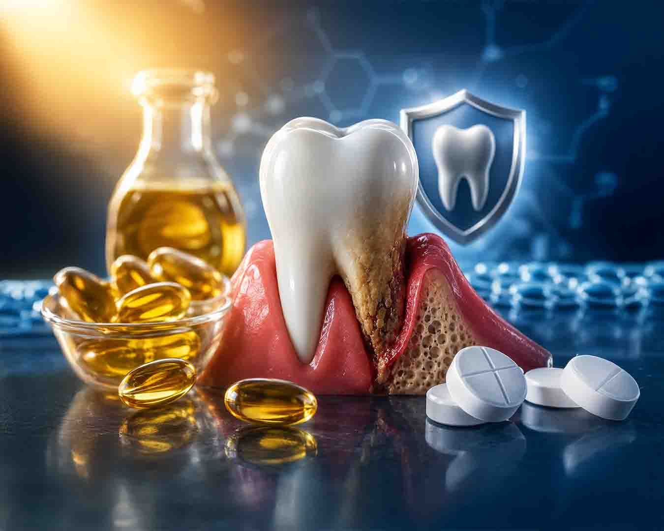 Omega-3 ve Düşük Doz Aspirin İleri Diş Eti Hastalığında Yeni Bir Seçenek Olabilir: Bir Yıllık Çalışmada Dikkat Çeken Sonuç