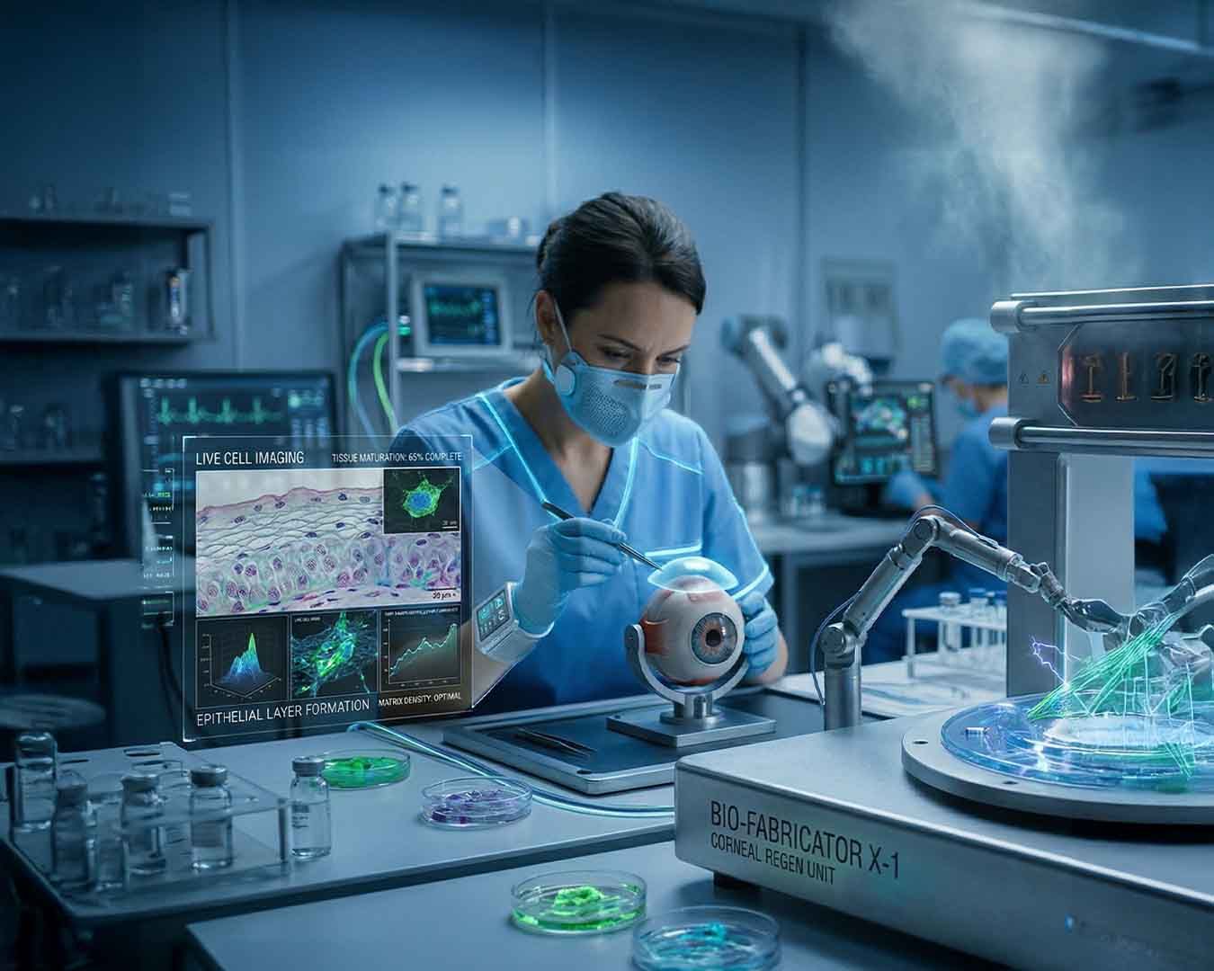 Laboratuvar Ortamında Üretilen Yapay Dokular Görme Kaybı Yaşayan Milyonlarca Hasta İçin Yeni Bir Dönem Başlatıyor