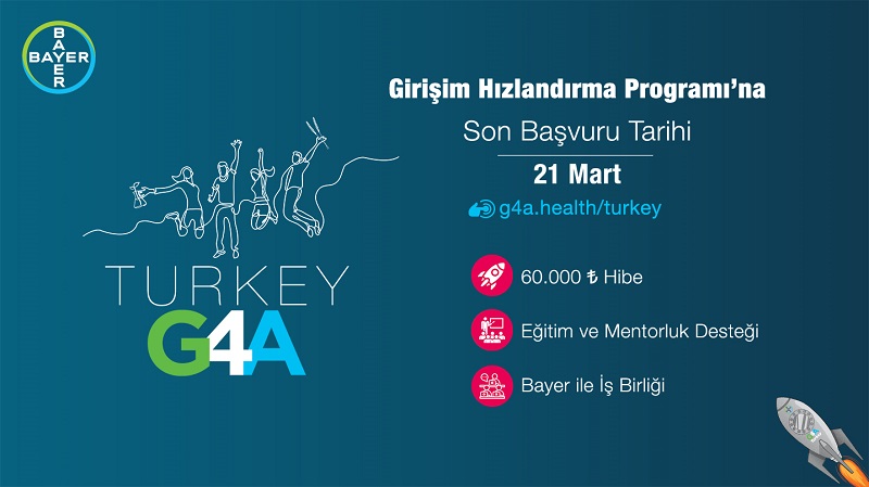Bayer’in düzenlediği G4A Turkey 2021’e başvurular devam ediyor