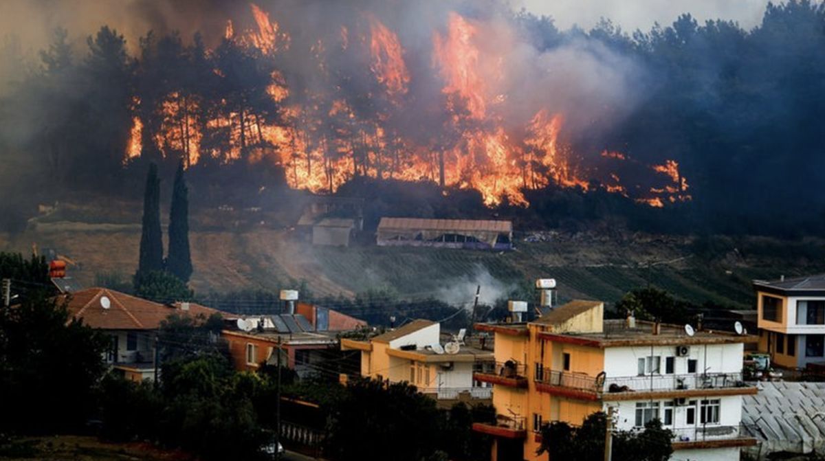 Türkiye'deki en büyük yangın sezonu