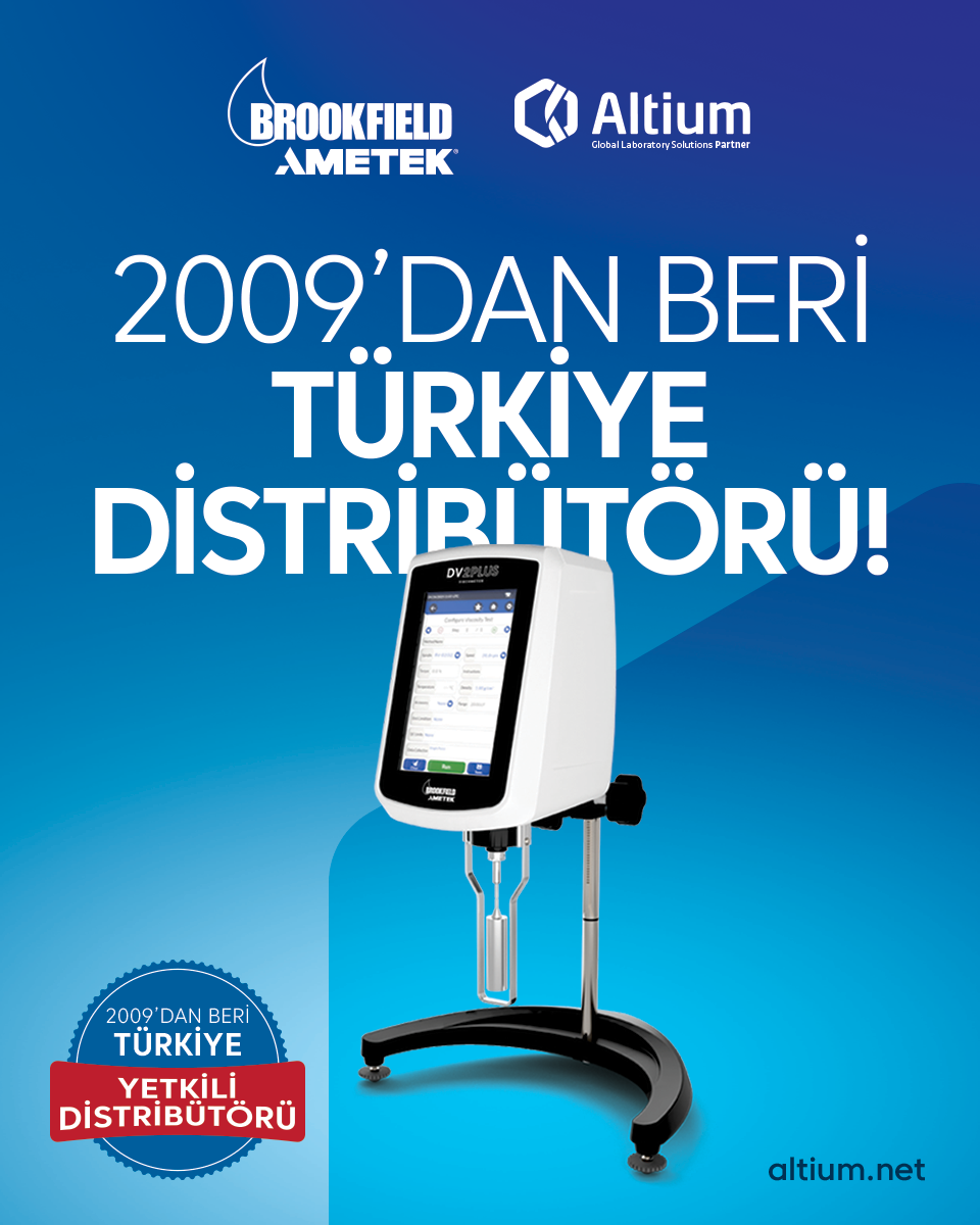 2009 Yılından bu yana Brookfield AMETEK ürünleri Altium güvencesi ile