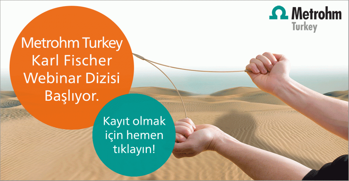 Metrohm Turkey Karl Fischer Webinar Dizisi